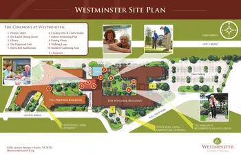 Campus Map of Westminster, Assisted Living, Nursing Home, Independent Living, CCRC, Austin, TX 1