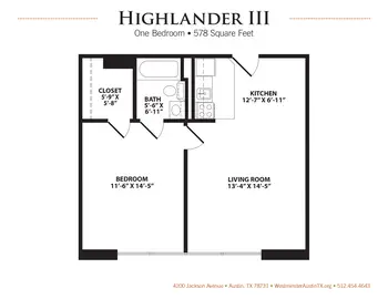 Floorplan of Westminster, Assisted Living, Nursing Home, Independent Living, CCRC, Austin, TX 15