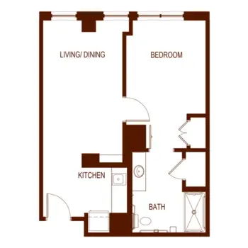 Floorplan of Westminster, Assisted Living, Nursing Home, Independent Living, CCRC, Austin, TX 2