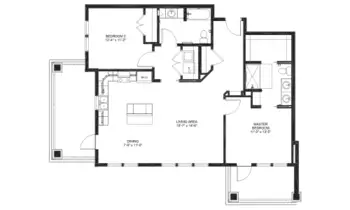 Floorplan of Lakewood, Assisted Living, Nursing Home, Independent Living, CCRC, Richmond, VA 11