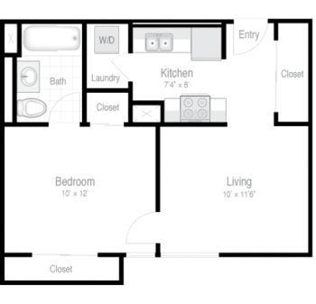 Floorplan of Lakewood, Assisted Living, Nursing Home, Independent Living, CCRC, Richmond, VA 2