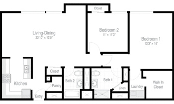Floorplan of Lakewood, Assisted Living, Nursing Home, Independent Living, CCRC, Richmond, VA 10