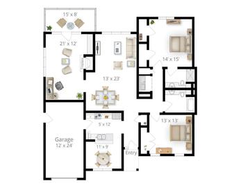 Floorplan of The Chesapeake, Assisted Living, Nursing Home, Independent Living, CCRC, Newport News, VA 7