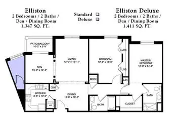 Floorplan of The Glebe, Assisted Living, Nursing Home, Independent Living, CCRC, Daleville, VA 5