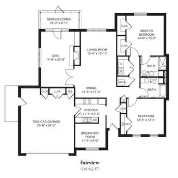 Floorplan of The Glebe, Assisted Living, Nursing Home, Independent Living, CCRC, Daleville, VA 6