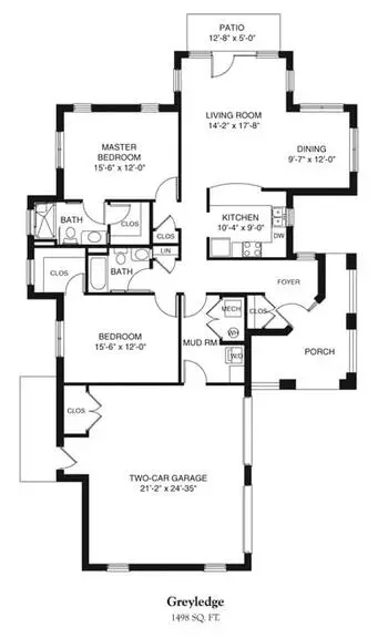 Floorplan of The Glebe, Assisted Living, Nursing Home, Independent Living, CCRC, Daleville, VA 8