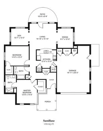 Floorplan of The Glebe, Assisted Living, Nursing Home, Independent Living, CCRC, Daleville, VA 10