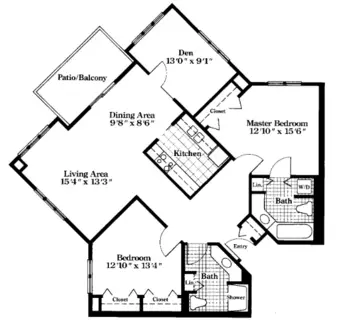 Floorplan of Applewood Retirement Community, Assisted Living, Nursing Home, Independent Living, CCRC, Amherst, MA 6