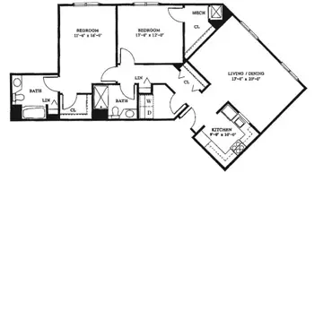 Floorplan of Loomis Lakeside Retirement Community, Assisted Living, Nursing Home, Independent Living, CCRC, Springfield, MA 2