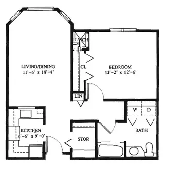 Floorplan of Loomis Lakeside Retirement Community, Assisted Living, Nursing Home, Independent Living, CCRC, Springfield, MA 10