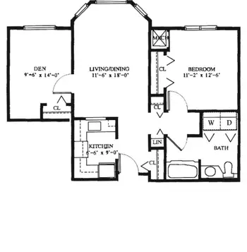 Floorplan of Loomis Lakeside Retirement Community, Assisted Living, Nursing Home, Independent Living, CCRC, Springfield, MA 12
