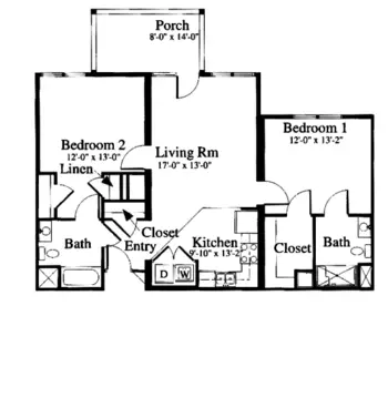 Floorplan of Loomis Village Retirement Community, Assisted Living, Nursing Home, Independent Living, CCRC, South Hadley, MA 1