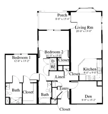Floorplan of Loomis Village Retirement Community, Assisted Living, Nursing Home, Independent Living, CCRC, South Hadley, MA 4
