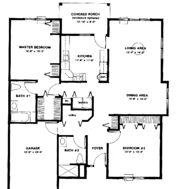 Floorplan of Loomis Village Retirement Community, Assisted Living, Nursing Home, Independent Living, CCRC, South Hadley, MA 5