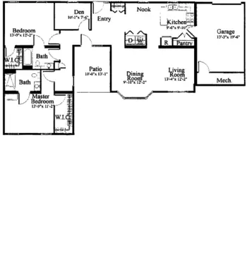 Floorplan of Loomis Village Retirement Community, Assisted Living, Nursing Home, Independent Living, CCRC, South Hadley, MA 6