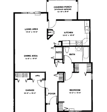 Floorplan of Loomis Village Retirement Community, Assisted Living, Nursing Home, Independent Living, CCRC, South Hadley, MA 8