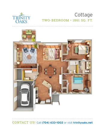 Floorplan of Trinity Oaks, Assisted Living, Nursing Home, Independent Living, CCRC, Salisbury, NC 1