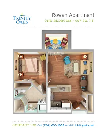 Floorplan of Trinity Oaks, Assisted Living, Nursing Home, Independent Living, CCRC, Salisbury, NC 9