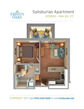 Floorplan of Trinity Oaks, Assisted Living, Nursing Home, Independent Living, CCRC, Salisbury, NC 13