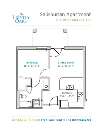 Floorplan of Trinity Oaks, Assisted Living, Nursing Home, Independent Living, CCRC, Salisbury, NC 14