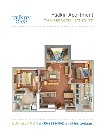 Floorplan of Trinity Oaks, Assisted Living, Nursing Home, Independent Living, CCRC, Salisbury, NC 17