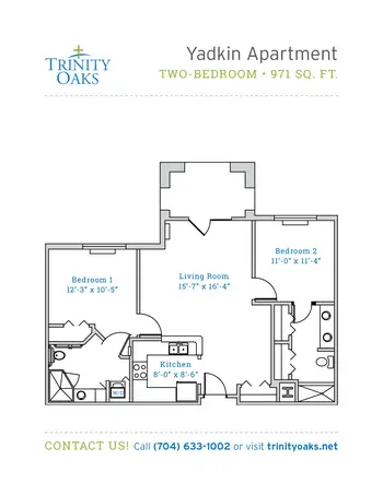 Floorplan of Trinity Oaks, Assisted Living, Nursing Home, Independent Living, CCRC, Salisbury, NC 18