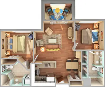 Floorplan of Trinity Oaks, Assisted Living, Nursing Home, Independent Living, CCRC, Salisbury, NC 20