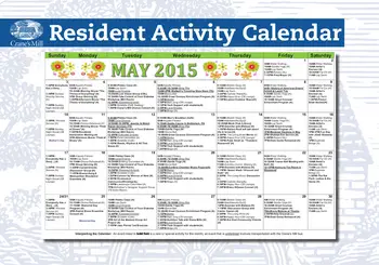 Activity Calendar of Crane's Mill, Assisted Living, Nursing Home, Independent Living, CCRC, West Caldwell, NJ 5