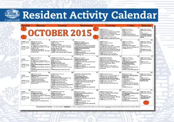 Activity Calendar of Crane's Mill, Assisted Living, Nursing Home, Independent Living, CCRC, West Caldwell, NJ 10