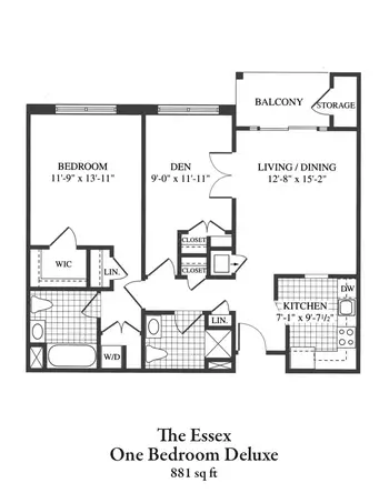 Floorplan of Crane's Mill, Assisted Living, Nursing Home, Independent Living, CCRC, West Caldwell, NJ 8
