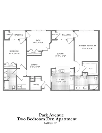 Floorplan of Crane's Mill, Assisted Living, Nursing Home, Independent Living, CCRC, West Caldwell, NJ 18