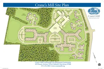 Campus Map of Crane's Mill, Assisted Living, Nursing Home, Independent Living, CCRC, West Caldwell, NJ 1