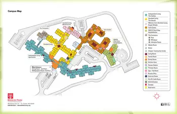 Campus Map of Breeze Park, Assisted Living, Nursing Home, Independent Living, CCRC, Weldon Spring, MO 1