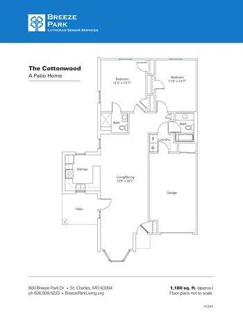 Floorplan of Breeze Park, Assisted Living, Nursing Home, Independent Living, CCRC, Weldon Spring, MO 6