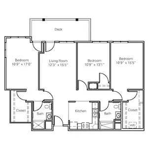 Floorplan of Heisinger Bluffs, Assisted Living, Nursing Home, Independent Living, CCRC, Jefferson City, MO 3