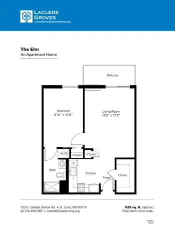 Floorplan of Laclede Groves, Assisted Living, Nursing Home, Independent Living, CCRC, Saint Louis, MO 11