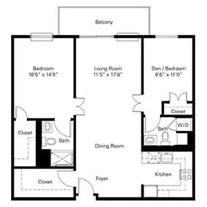 Floorplan of Laclede Groves, Assisted Living, Nursing Home, Independent Living, CCRC, Saint Louis, MO 14
