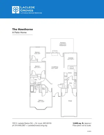 Floorplan of Laclede Groves, Assisted Living, Nursing Home, Independent Living, CCRC, Saint Louis, MO 7