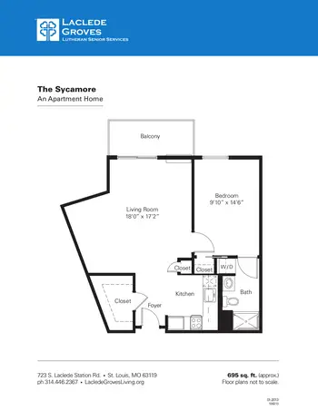 Floorplan of Laclede Groves, Assisted Living, Nursing Home, Independent Living, CCRC, Saint Louis, MO 8
