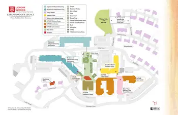 Campus Map of Lenoir Woods, Assisted Living, Nursing Home, Independent Living, CCRC, Columbia, MO 1