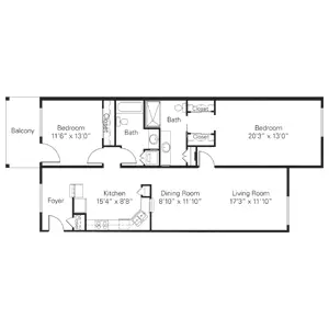 Floorplan of Lutheran Hillside Village, Assisted Living, Nursing Home, Independent Living, CCRC, Peoria, IL 2