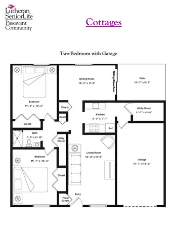 Floorplan of Passavant Community, Assisted Living, Nursing Home, Independent Living, CCRC, Zelienople, PA 7
