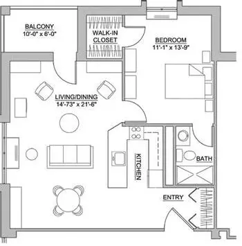 Floorplan of Luther Acres, Assisted Living, Nursing Home, Independent Living, CCRC, Lititz, PA 3