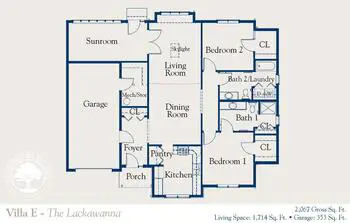 Floorplan of Masonic Villages Dallas, Assisted Living, Nursing Home, Independent Living, CCRC, Dallas, PA 2