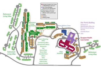 Campus Map of Masonic Villages Sewickley, Assisted Living, Nursing Home, Independent Living, CCRC, Sewickley, PA 2
