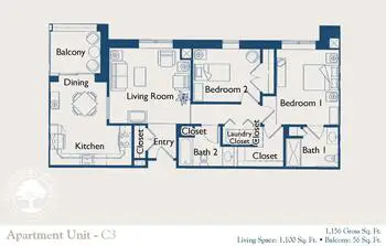 Floorplan of Masonic Villages Sewickley, Assisted Living, Nursing Home, Independent Living, CCRC, Sewickley, PA 8