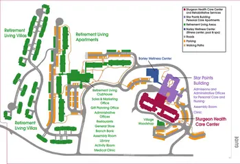 Campus Map of Masonic Villages Sewickley, Assisted Living, Nursing Home, Independent Living, CCRC, Sewickley, PA 1