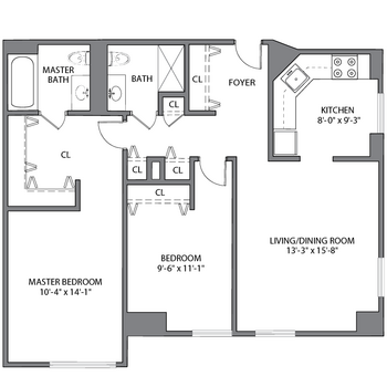 Floorplan of Mather Place, Assisted Living, Nursing Home, Independent Living, CCRC, Wilmette, IL 6