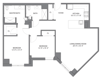 Floorplan of Mather Place, Assisted Living, Nursing Home, Independent Living, CCRC, Wilmette, IL 11