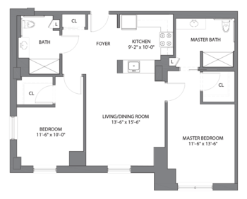 Floorplan of Mather Place, Assisted Living, Nursing Home, Independent Living, CCRC, Wilmette, IL 12